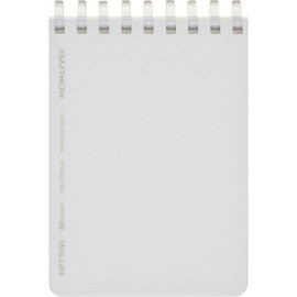 Kokuyo Memo Soft Ring, Clear, Squared Dot Ruled, A7, 80 Sheets, Transparent - SV578WT-T