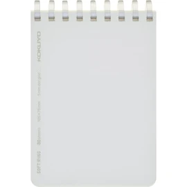 Kokuyo Memo Soft Ring, Clear, Squared Dot Ruled, A7, 80 Sheets, Transparent - SV578WT-T