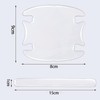 QIOON 8 Pcs Car Door Handle Protectors - Transparent Waterproof