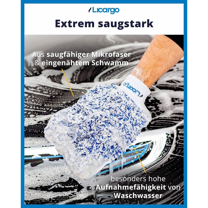 LICARGO® Car Drying Cloth XXL 90 x 60 cm -