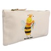 Mr. & Mrs. Panda Make-Up Bag Bee King, White, Hand