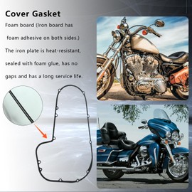 BIGLKNM 2017-UP Touring Road King Primary Gasket Seal Kit Compatible with Harley-Davidson CVO Road Glide/Electra Glide/Road Glide/Street Glide/Tri Glide Ultra Limited Low