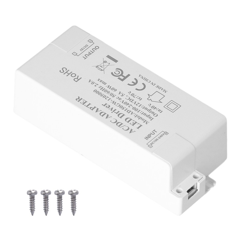 60W LED Driver Transformer Input AC100‑240V Output DC12V 5A DIY