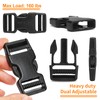 BEYOURD Buckles and Straps Set 1": 6 Yards of Thick