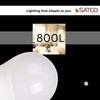 Satco S9594 9.5W A19 LED Bulb, 3000K Soft White, E26