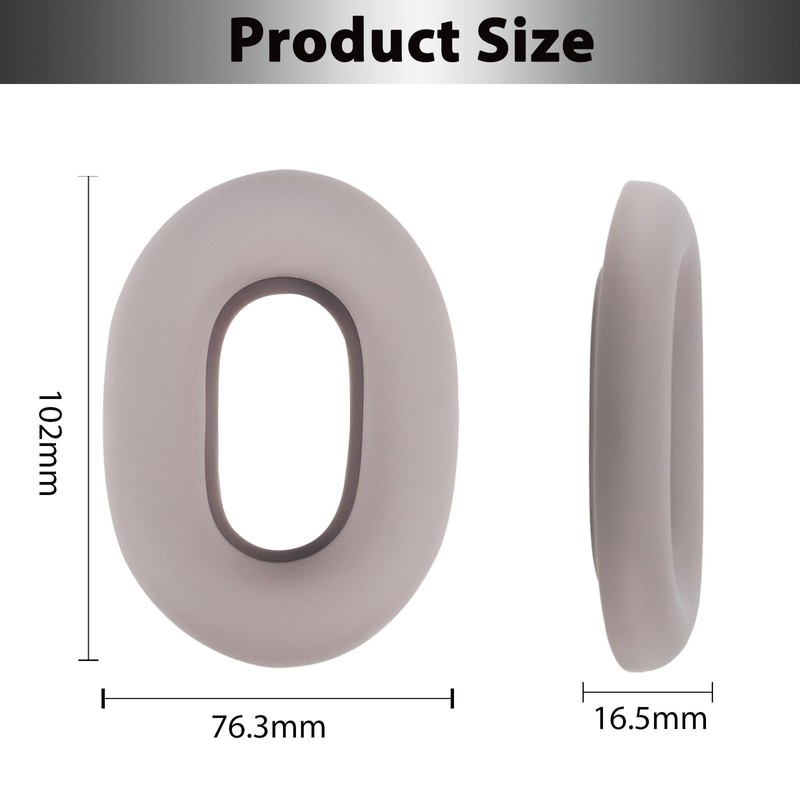 Adhiper XM5 Silicone Case Sweat Earpad Covers for Sony WH-1000XM5,