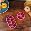 KICHOUSE 2Pcs Bread Press Mold Plastic Pastry Cutters for Baking