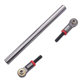 ShareGoo 8Pcs Aluminum Alloy 313MM Wheelbase Link Rod Chassis Linkage Compatible with Axial SCX10 90022 90027 90028 1/10 RC Car Crawler