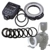 Meike LED Macro Ring Blitzlicht FC-100 Kompatibel mit Canon Nikon