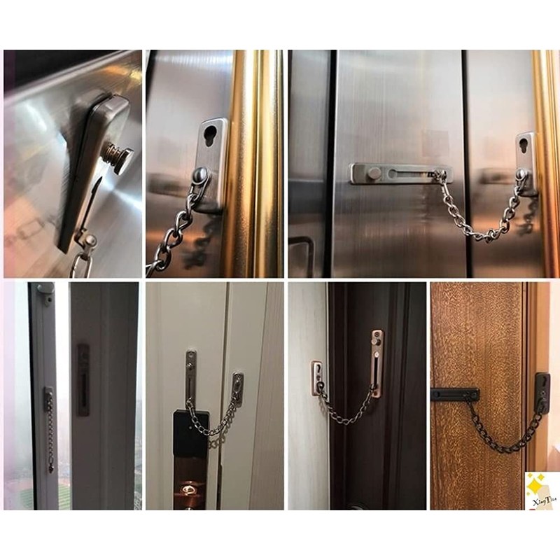304 Stainless Steel cast Steel Door Safety Chain Protective Cover,