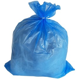 PlasticMill Heavy Duty Trash Bags - Blue Garbage Bags - Plastic Trash Bags - Tall Trash Bags, Trash Can Liners - 40-45 Gallon Large Kitchen Trash Bags, 1.5 Mil, 40"x46" (100-Count)