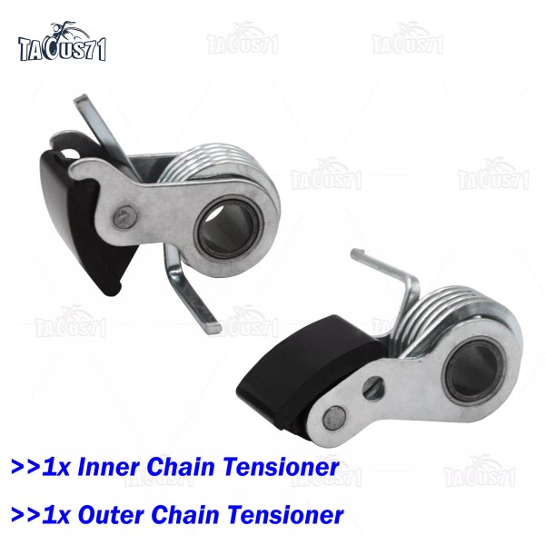 TAOUS Twin Power Camshaft Chain Tensioner Set Inner Outer For