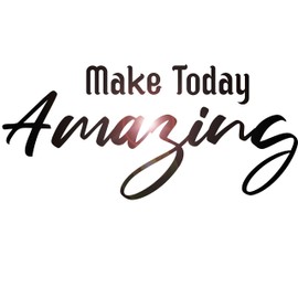 Vinyl Decals Make Today Amazing Lettering Quotes Living Room Stickers Decor Peel and Stick Removable Inspirational Sayings Art Positive Motivational Mirror Words z5102