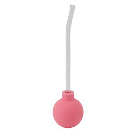 Tonsil Stone Removal Tool PVC Suction Ball Bad Breath Removal Throat Suction Tube Mouth Cleaner Pink