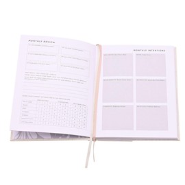 pf+a Self Care Journal, Linen Hardcover, 160 Pages (Off White Self Care)