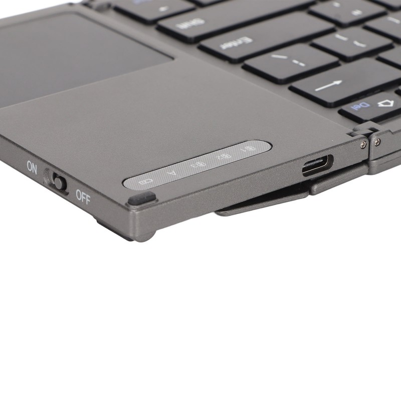 Wireless Keyboard 78 Keys Ultra Thin Folding Design Keyboard with