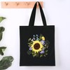 Canvas Tote Bag Embroidery Kit with Sunflower Pattern, Embroidery Kits