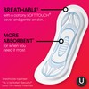 U by Kotex Security Maxi Feminine Pads, Heavy Absorbency, Unscented,