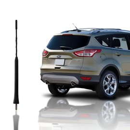 9-Inch Antenna Mast Black for Ford Escape (2013-2019) – Highly Durable Premium Short Antenna – Car Wash-Proof Radio Antenna for FM AM – Rugged Design – Ford Escape Accessories