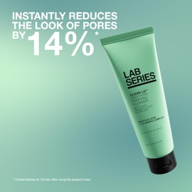 Lab Series Clear LS Deep Pore Purifying Cleanser with Salicylic Acid | Men's Face Wash for Acne Prone Skin, 4.2 fl oz.