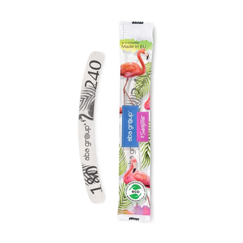 Aba Group Professional Nail File Flamingo Heavy Duty Single Use