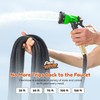 Flexi Hose Expandable Garden Hose with 8 Function Nozzle, 25FT