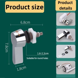 Toilet Flush Handle,Toilet Cistern Flush Parts,Toil-Et Handles Flu-Sh Lever,Adjustable Wc Flu-Sh System For Handle-Operated Cistern,Long-Lasting And Durable,New Toi-Let Accessories For Daily Life