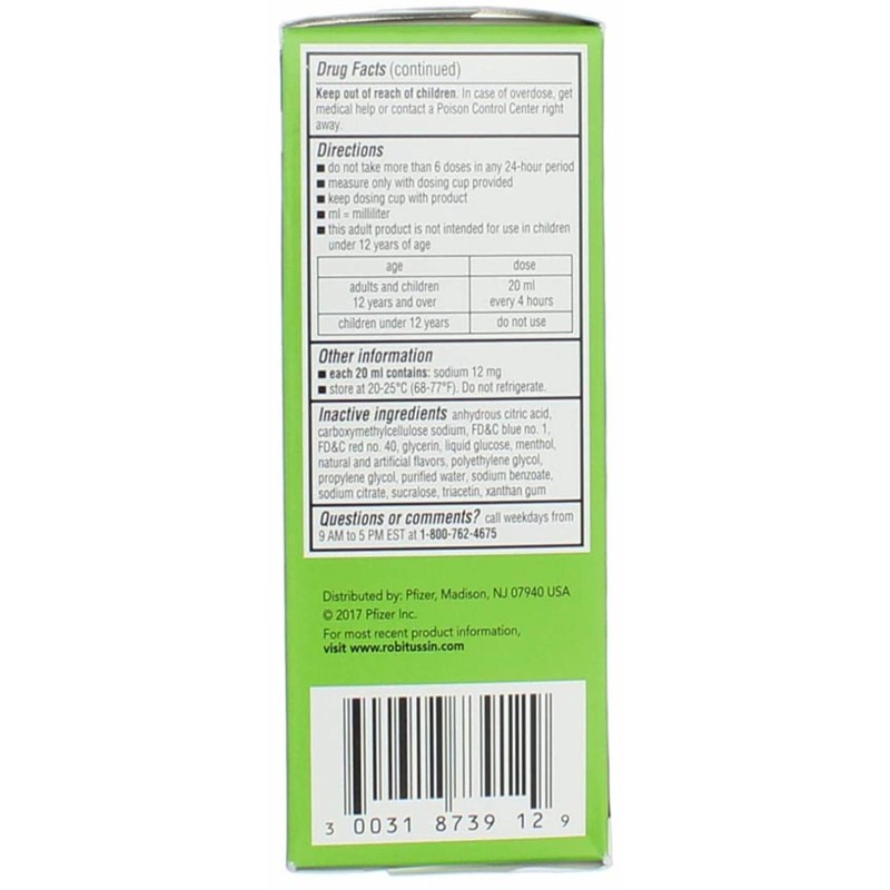 Robitussin Adult Cough+Chest Congestion DM Liquid Maximum Strength - 4
