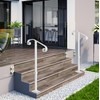 Zwinz Handrail Railing, Single Post Handrail Fits 1 or 2