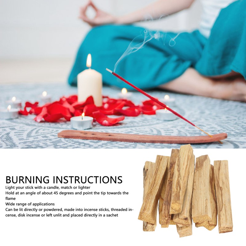 10pcs Holy Wood Aroma Sticks Multipurpose Lasting Aromatherapy Peace Wooden