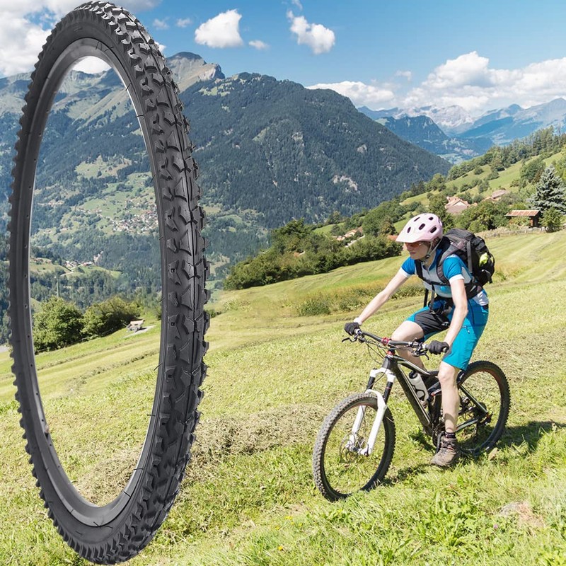 SIMEIQI 2 Pack 24"/26"x 2.125" Bike Tire Folding MTB Mountain