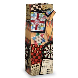 Game Boards Wine Gift Bag 1 Bottle #43-831 - 12 Pack