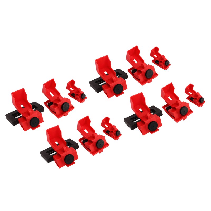 12 Pcs Single Pole Breaker Lock Out Device Nylon Breaker