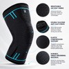 Compression Knee Sleeve for Sports Support – Breathable Anti-Slip Knee