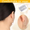 550 Pcs 6 Styles Clear Earring Backs, Earring Backs for