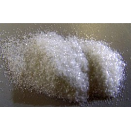 Vintage Paint White Metal Flake Glitter .025 0.025 Square Painting Crafting Hot Rod Guitar  - 8oz.