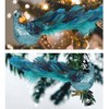 Christmas Tree Decorations 3D Simulation Peacock Decoration Artificial Feather Pendant