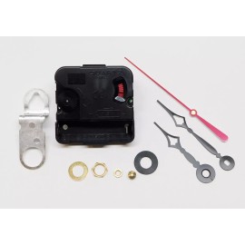 Takane Clock Movement Quartz Battery NEW Long Shaft 5/8" Thick Dial ELI TERRY