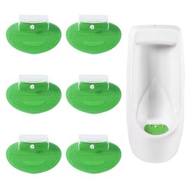 Pack of 6 Urinal Sieves with Fragrance, Splash Protection for Urinal, Funny Football Goal, Urinal Filter, Anti-Odour, for Office Buildings, Stadiums, Internet Café, Hotels, etc