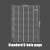 MUROAD 30-Pocket Coin Sleeves for Collectors,Coin Collection Sheets Pocket fits
