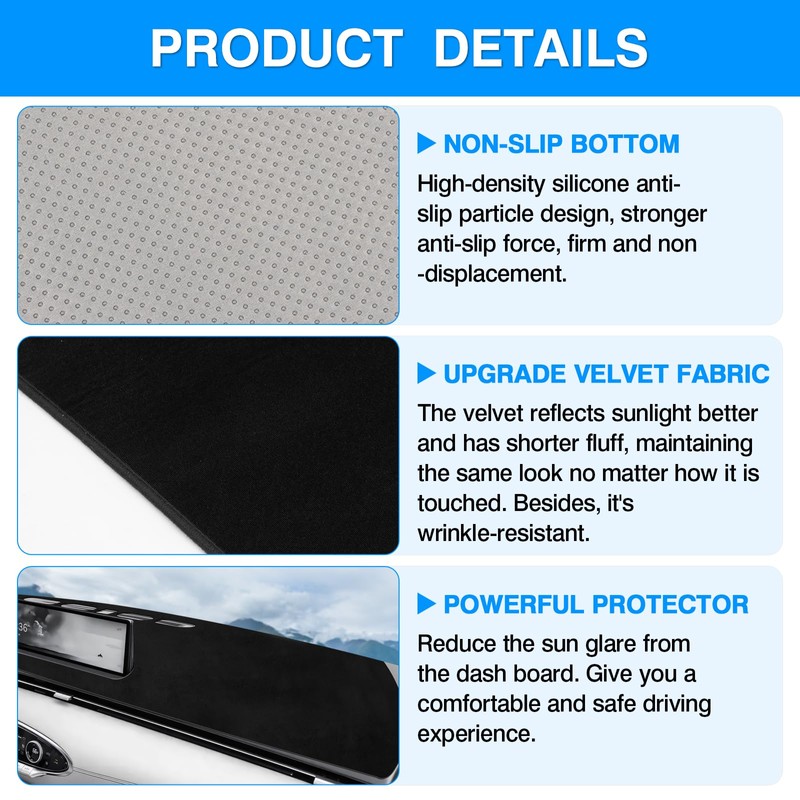 Autorder Dashboard Cover Mat for 2022 2023 2024 2025 Genesis