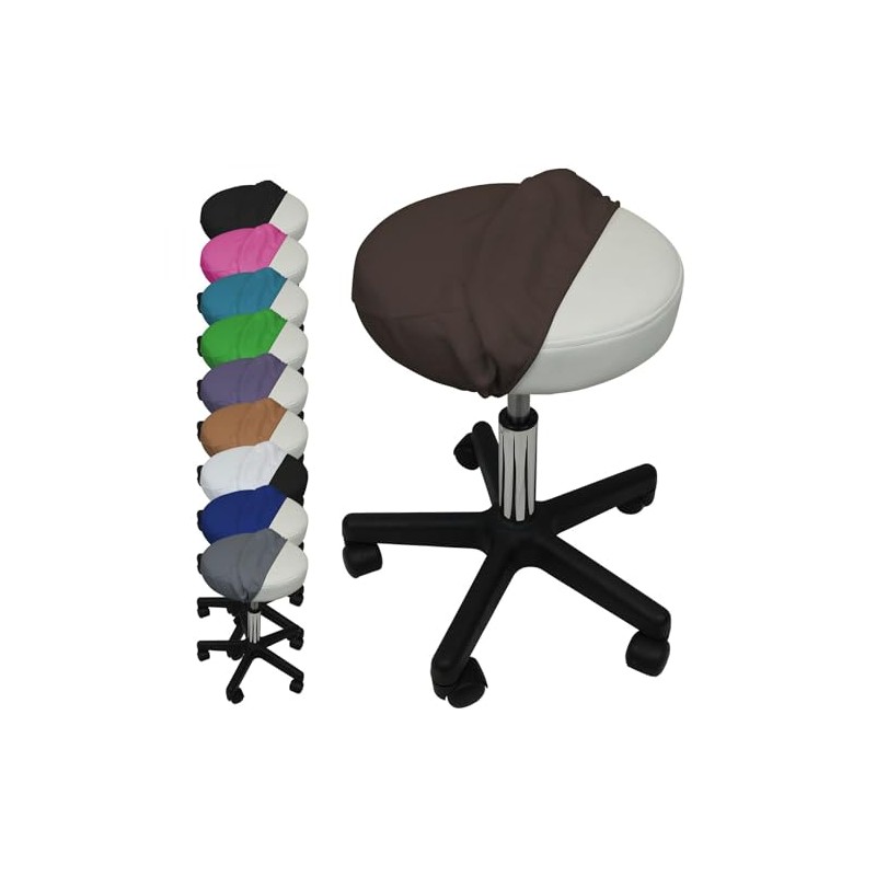 Linxor® Terry Protective Cover for Round Stool – 9 Colours