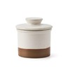 XELA Ceramic Butter Crock, The Original Reactive Two-Colour Glaze, Butter