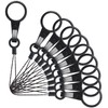 YOUOWO 10 pcs Lanyards Finger Ring Lanyard Plastic Ring Lanyard