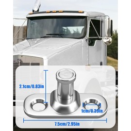 Door Latch Striker Bolt Fit for Peterbilt Truck 389 388 387 386 379 378 2005 Replace 5013147 R56-6017 HLK2127, Truck Later Door Parts