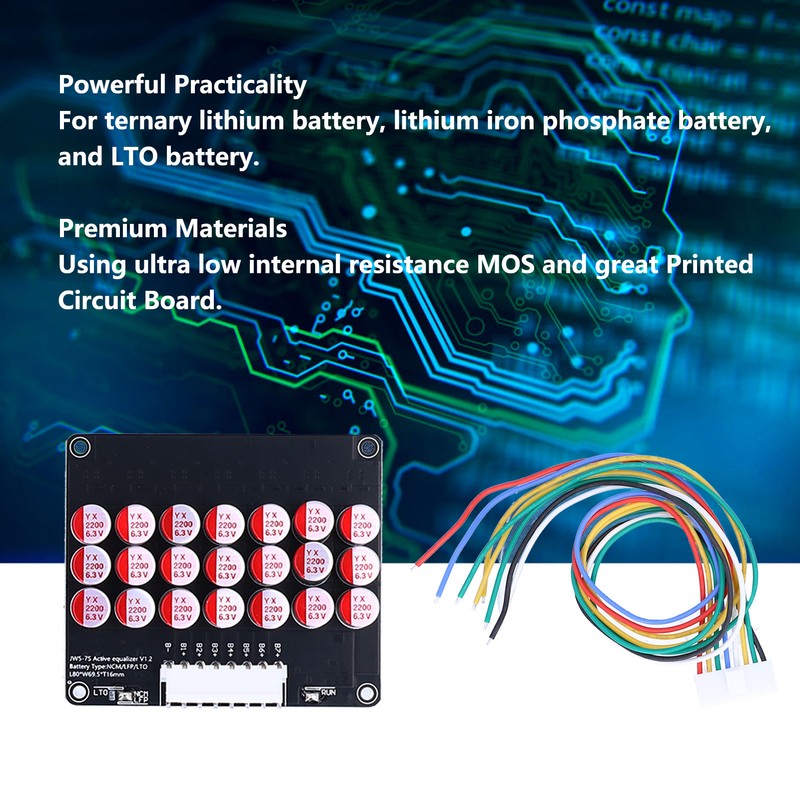 Battery Active Equalizer Balancer Energy Transfer Board Accessory Part for