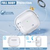 【with Safety Lock】 for Airpods 4 Case,TPU Clear Airpods 4th