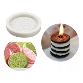 Molde De Silicón Para Hacer Velas De Galleta O