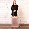 Abizarch 3Pcs Luggage Covers Waterproof PVC Suitcase Cover Dustproof Clear