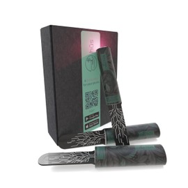 hûs+ Flower Smart A Babysitter for Your Plants: Smart WiFi Plant Sensor Watering Indicator Moisture Meter for Plants - Soil Tester Waterproof WiFi Sensor Digital (3, Botanical Black)